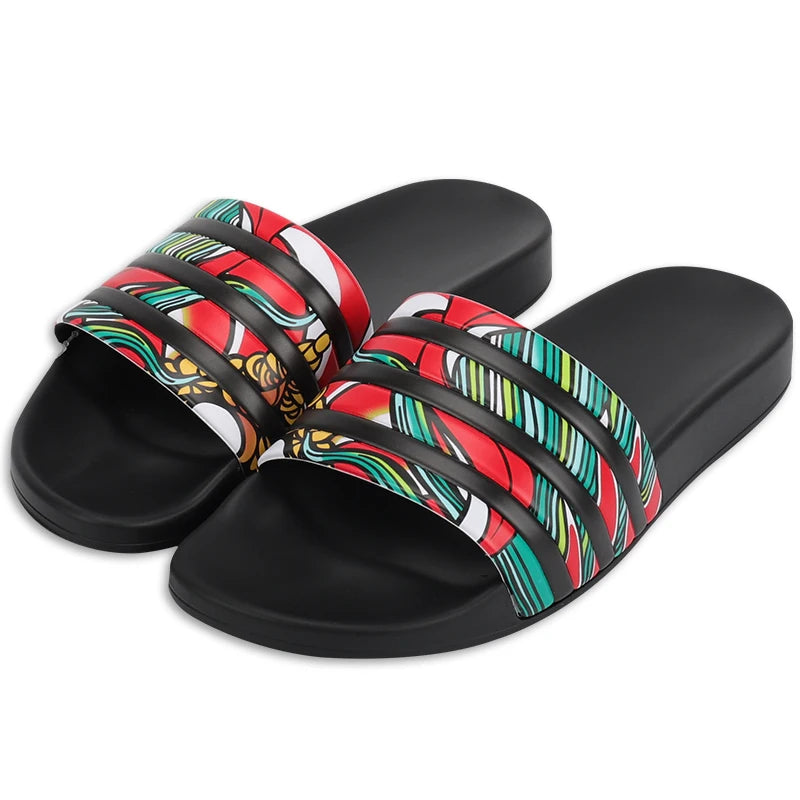 Youth Sport Slippers Happyslides Designer Sandals Custom Slides Custom Logo on Outsole Flat Slide Sandals for Girls Pvc Slippers