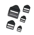 2cm-5cm Black POM Plastic Fastener for Backpack Webbing Adjustable Buckle