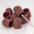 Wholesale Disposable Pedicure Set 5mm7mm10mm13mm16mm Callus Remover Podiatry Abrasive Pedicure Brown Sanding Caps