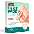 ELAIMEI Natural Vegan Friendly Foot Pads Detox Relieve Fatigue Pain Promote Sleep Foot Patches Adhesive Wormwood Patch