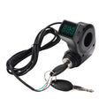 E-Scooter Power Switch Key Lock Power Button Display Voltmeter Ignition Key for L10 L 10PRO M4 PRO Spare Parts