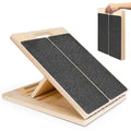 Portable Wooden Slant Board for Calf Stretching Squats Adjustable Incline Board for Knees Ankle Heel Feet Leg Step Platforms MegaBDM