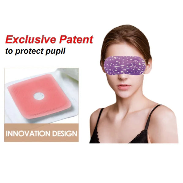 Trending Spa Wormwood Hot Compress Self Steam Heating Sleep Eye Pad Heated Steam Eye Mask for Dry Eyes