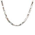 3mm 4mm 5mm 6mm Width Men's Chain Figaro Chain 925 Sterling Silver Chain Necklace