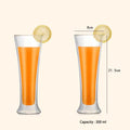 High Borosilicate Double Wall Layer Creative Glass Long Drink Cup Heat-resistant Coffee Cup