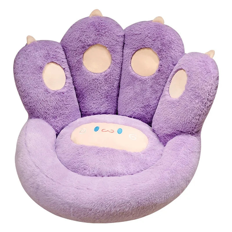 Super Soft Giant Cat Paw Cushion Adorable Plush Paw Chair Cushion Cozy Plush Paw Pillow Foot Pad Suitable for Office Furniture
