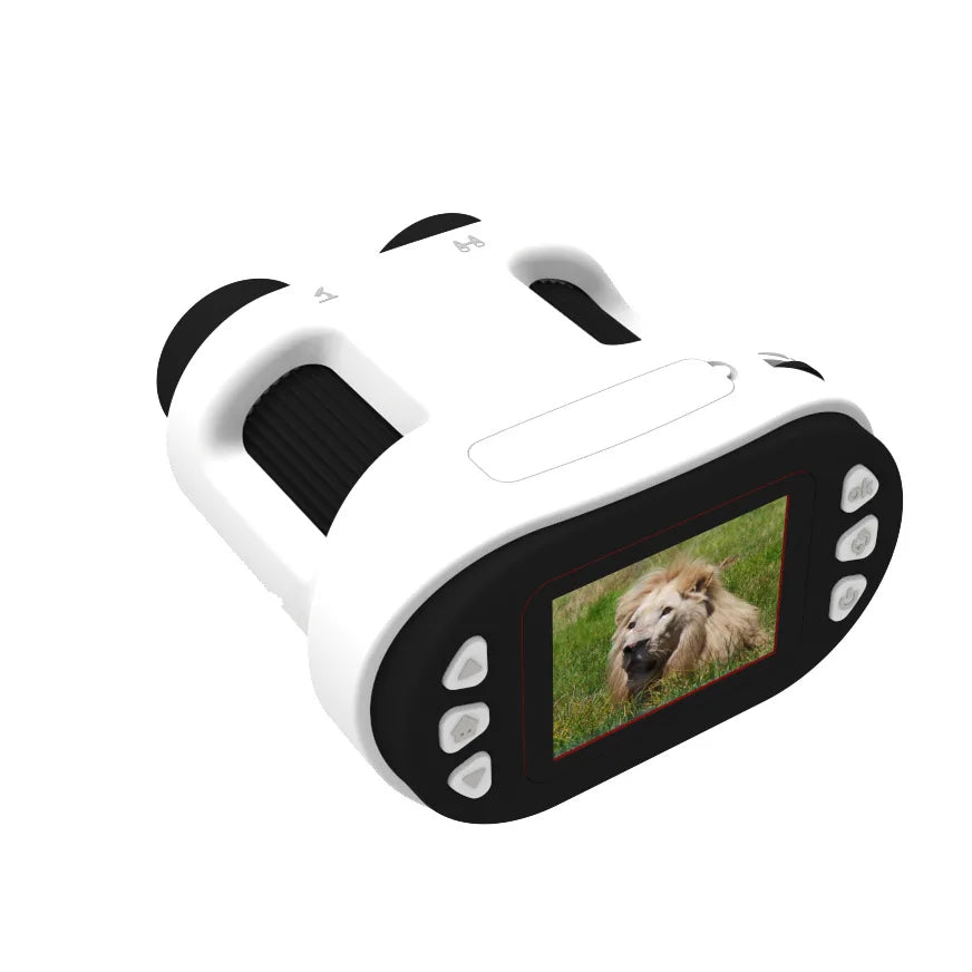 Outdoor Portable Microscope Children's Toy Large Screen Digital Outdoor Camping Take Pictures and Video for Christmas Gift
