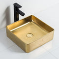 Yuson YS28501-G Bathroom Sink Cabinet Art Stainless Steel Hand Wash Gold SUS Basin
