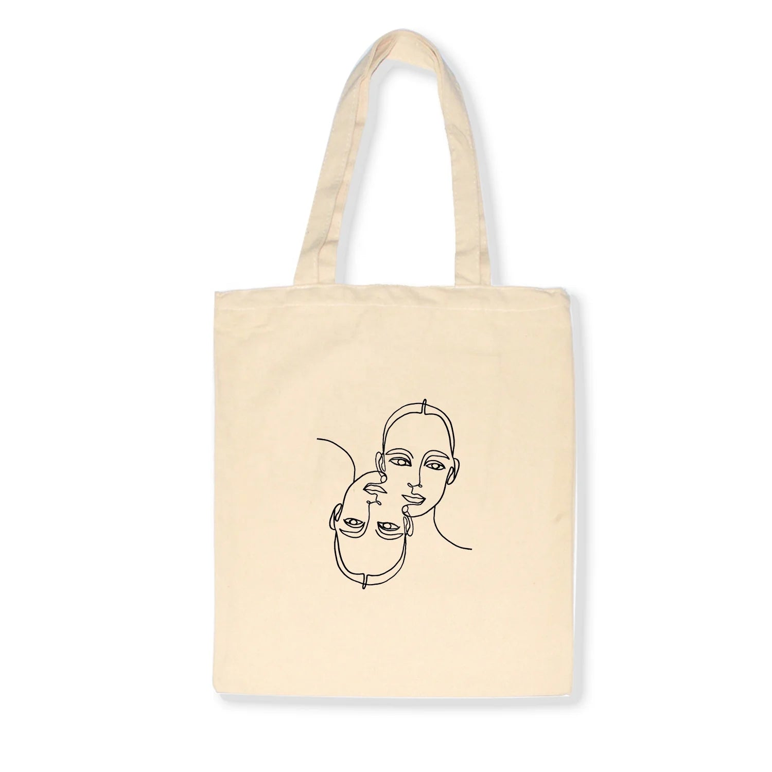 Recycled  Fashion Travel Reusable Cotton Canvas Shopping Tote Bag with Logos