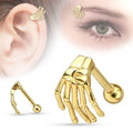 New Stainless Steel Earrings Best Sale 2021 Piercing Earring Jewelry Ghost Hand Earrings Gifts