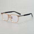 2022 New Factory Stock Spring Elastic Soft Frame Fashionable Comfortable 100% Pure Titanium+Plate Unisex Lightweight 5 Frame