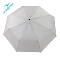 21-Inch 8K Automatic Custom Logo Umbrella White Color Vintage Design Style Three-Folding Pattern