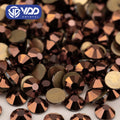VDD 069 Rose Gold High Quality Glass Rhinestones Crystal Glod Back Flatback Strass Stones Nail Art DIY Crafts Decorations