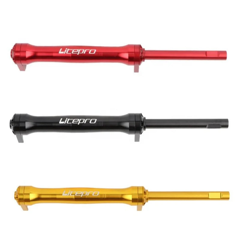 Litepro for Bike Rear Cargo Racks Telescopic Rod Aluminum Alloy Extension Bar for Brompton Folding Electric Scooters