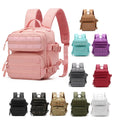 9L Mini Tactical Sports Backpack Fitness Fashion Commute Riding Travel Bag with Zipper Closure Lining Made of