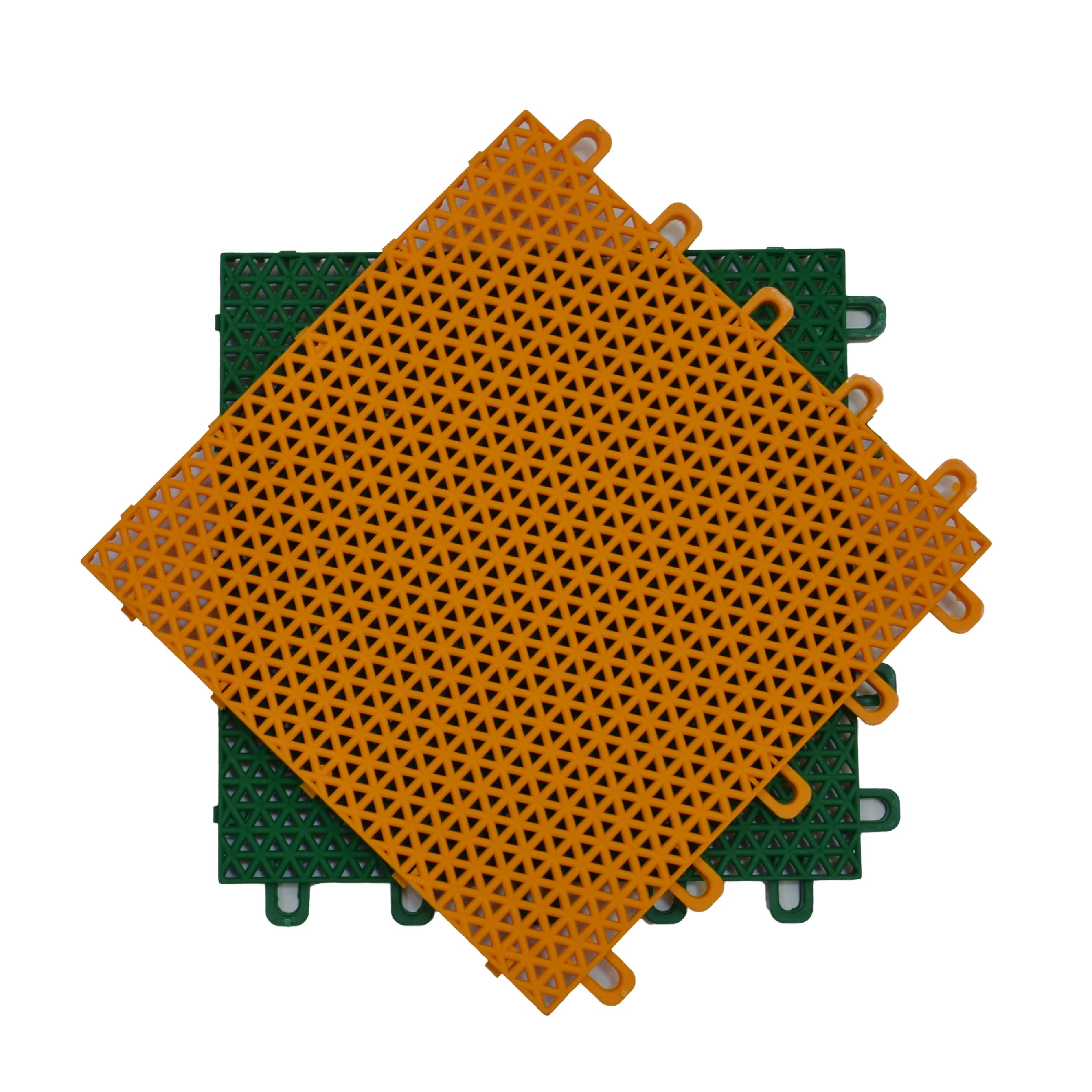 Interlocking Plastic PP Tiles for Basketball & Badminton Courts Outdoor Sports Artificial Grass Flooring