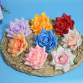 Wholesale DIA 10 cm Rose Flower Head Silk Roses Flower Angle Rose Artificial Flower