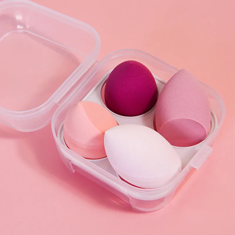 FP01A Super Soft Latex Free Beauty Egg Blender Makeup Remover Powder Puff Sponge Private Label Cosmetics Puff Custom Puff Makeup