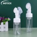 Custom In-Stock 100/120/150/200/250ml PET Plastic Airless Foaming Facial Soap Dispenser Cosmetic Packaging Foam Pump Bottles