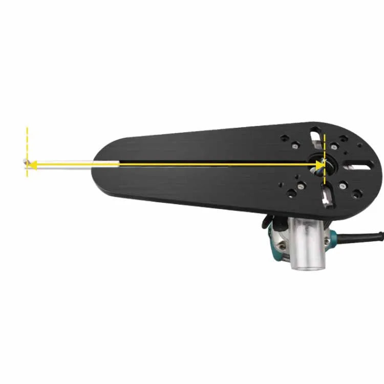 Circle Cutting Jig for Small Wood Routers/Electric Hand Trimmers Woodworking Milling Circle Milling Groove DIY Tools