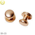 Hot Selling Matte Gold Metal Studs Zinc Alloy Bag Hardware Wholesale Purse Screw Fitting for Leather Belts Bags Bag Hanger