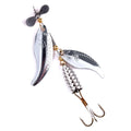 Wholesale SP194 10cm 14.6g Metal Spinner Baits Spoon Fishing Lures with Double Blade