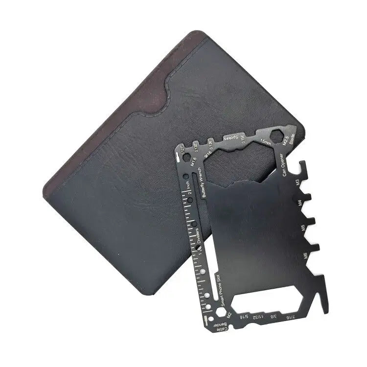 Customizable Logo 46-in-1 Stainless Steel Multi-Function Tool Card Safe Version for Camping Promotion Gift