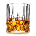 Wholesale Creative Custom Embossed clear Water Glass Cup Old Fashion Whiskey Glass
