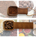 Walnut Wood Coffee Spoon 10ml Capacity Measuring Spoon for Powder and Condiments Tea Serving Wooden Spoon