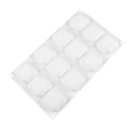 Food Grade 12 Cavity Square Shape Cake Mold for Baking Dessert Ice-Creams Mousse Mould Decorating Tools