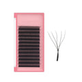 5D W-shaped Eyelash Extension Automatic Flowering W Lashes C/D Curl High Quality Individual Fake Eyelashes