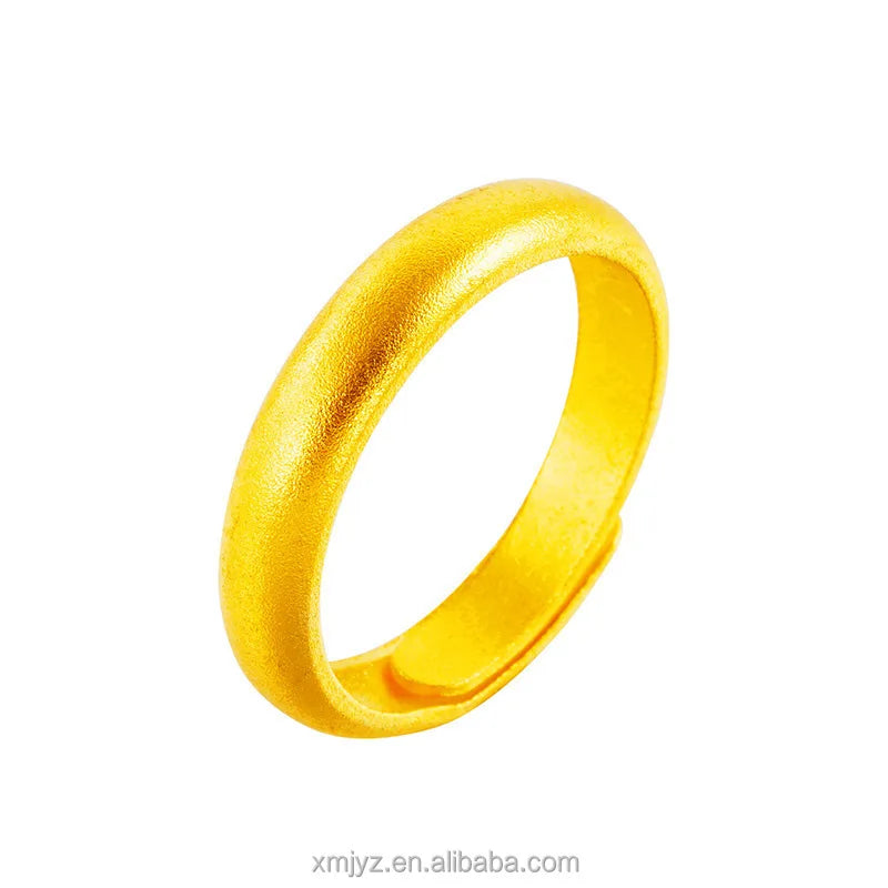 Explosion Shop With the Same Inheritance Female Tail Ring Ancient Method Pinky Fine Sand Gold Plated