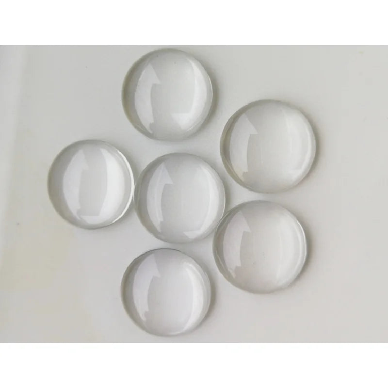 Just Round 6-30mm Time Gem Glass Patch Wholesale Round Earrings Necklace Pendants DIY Jewelry Accessories