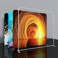 Pillow Cover Back Drop Stand Tension Fabric Backdrop Stand Aluminum Frame Backdrop