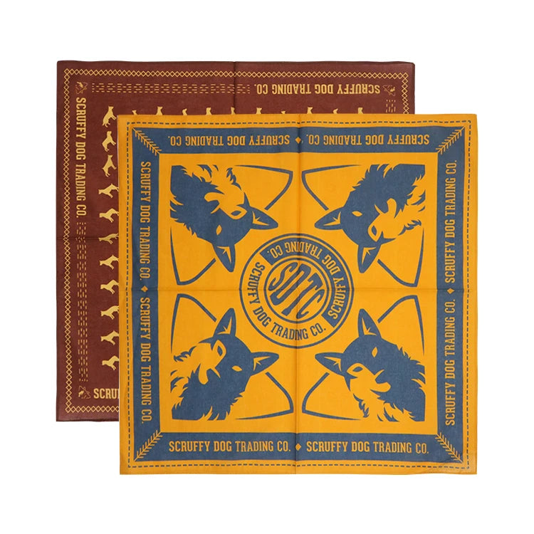 Wholesale Colorful Pattern Paisley Bandana  Double Side Printed 100% Cotton  Bandana Scarf