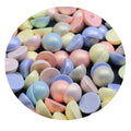 6*12mm Acrylic Matte Pearls Craft Half Round Flatback Beads 100pcs Rhinestone Pearls Nail DIY Decoration