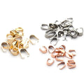 Jewelry Accessories Supplier Wholesale Stainless Steel Jewelry Components Jewelry Connecting Clip Gold Pendant Bails for Making