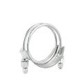 Tiger Clamps Spiral Double Bolt Clamps for CountercLockwise Helix Hoses Zinc Plated Carbon Steel Hose Clamp