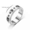 Fingertip Rings Anti-anxiety Decompression Turn the Ring Stainless Steel Ring