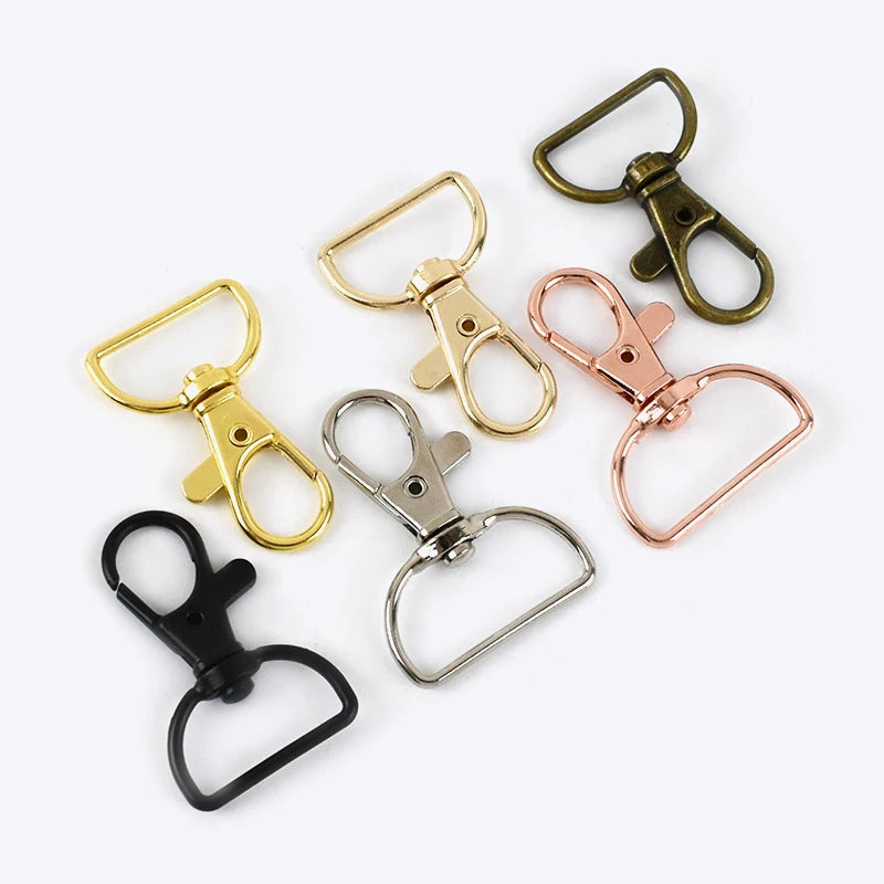 Meetee BF266 20mm/25mm High-grade Alloy Keychain Hook Bag Strap Hardware Accessories Lobster Clasps