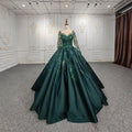 Jancember DY5669-1 Hot Selling Hogh Quality Luxury Embroidery Ball Gown Evening Dresses
