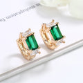 Bisuteria Al Por Mayor China Zircon Earring Woman Crystal Cubic Zirconia Noble Elegant Fancy 18k Plated Aretes Fashion Jewelry
