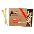 Natural Bamboo/Wooden Golf Tee OEM High Quality  4" 3 1/4 " 2 3/4" 2 1/8" Golf Tees