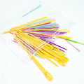 70PCS 7 Sizes Large Eye Blunt Plastic Needles Weaving Needles Safety Plastic Lacing Needles Sewing Tools