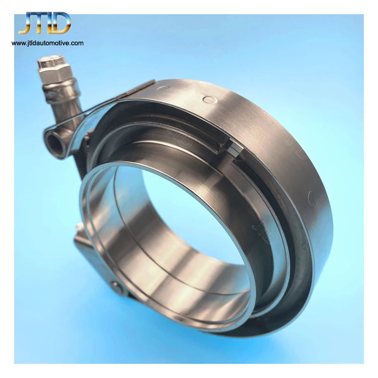 JTLD 3inch 304SS Vband V-Band Flange Kit - for Performance Exhaust Pipes Downpipe Down Pipe