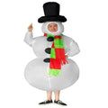 Waterhan Inflatable PVC Exercise Ball 20kg Capacity 105.5cm Custom Snowman Christmas Funny Outdoor Party Cosplay All Seasons
