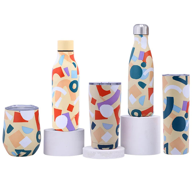 FX Factory Hot Sale 550 ml Double Wall Vacuum Insulated 304 Stainless Steel Travel Juice Coffee Milk Bottle Gift Set