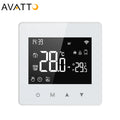 AVATTO APP Voice Control Dry Contact Zigbee Thermostat Temperature Controller for Water Gas Boiler Floor Heating
