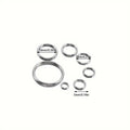 Home Use Jewelry Making Hardware Open Jump Rings Stainless Steel 7mm Jump Ring Clasp Connectors