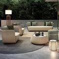 All-Weather Modern Villa Dining Balcony Patio Leisure Rope Woven Sofa Set Outdoor Garden Aluminium Furniture